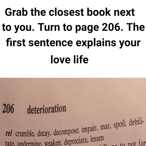 It was a thesaurus