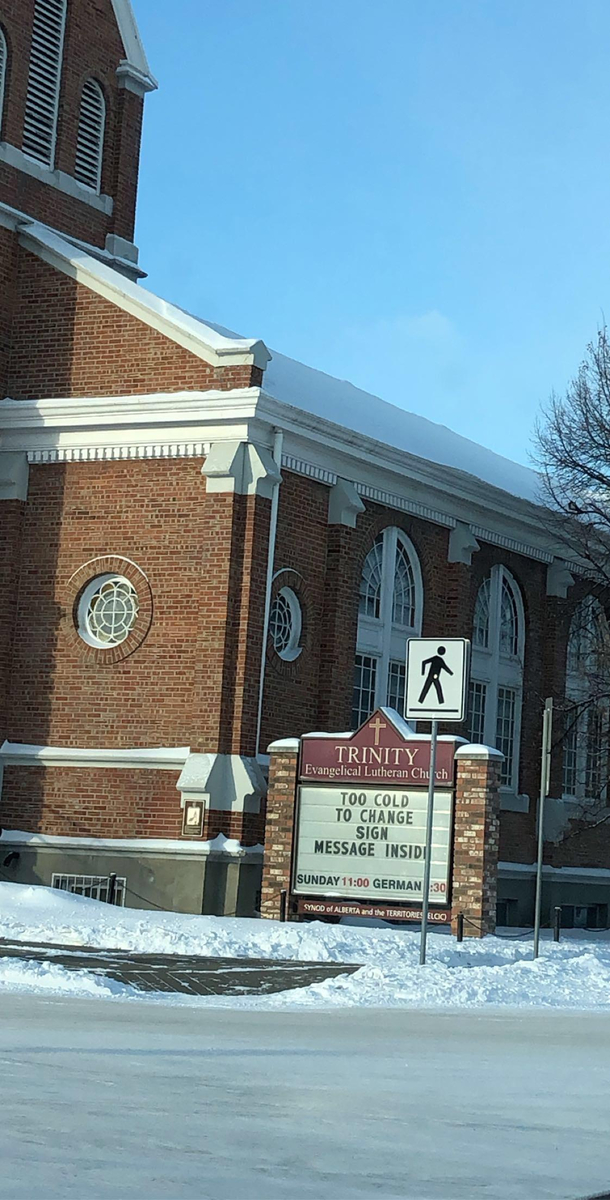 It was - Celsius with windchill in my city today