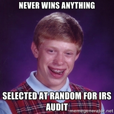 It was like winning the reverse lottery