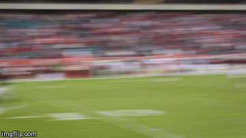It was my first time on the field filming a football game and I was able to get this amazing shot of JJ Wortons diving catch against Temple