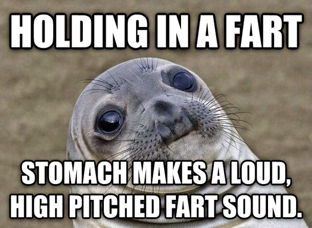 It was my stomach Somehow doesnt make the situation any less awkward