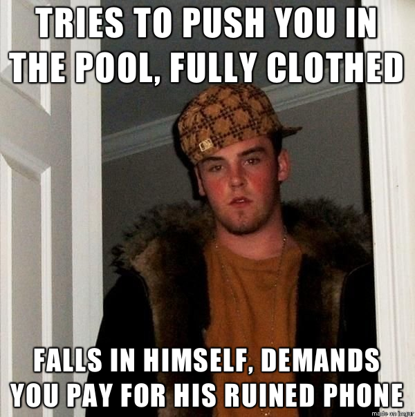 It was not a pool party