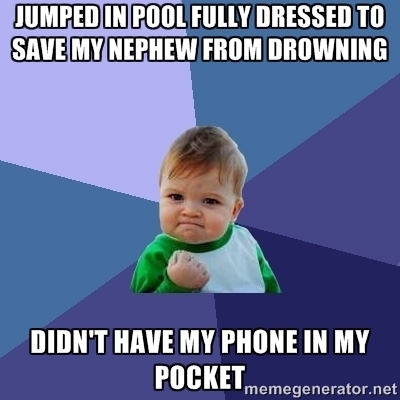 it wasnt brave but I was fully clothed