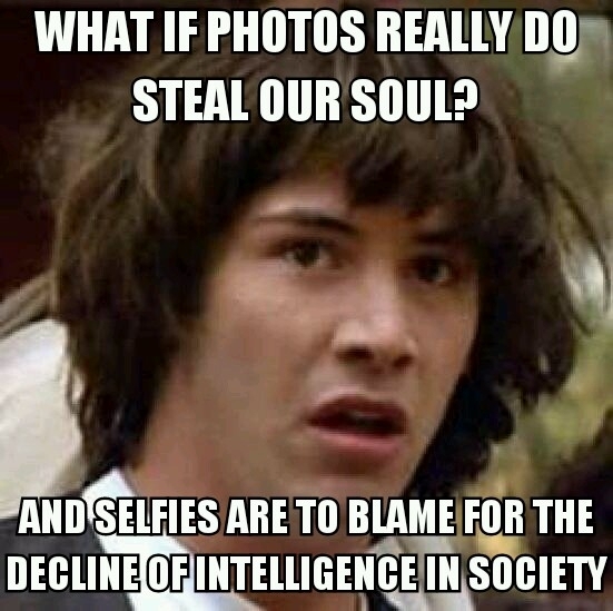 It would explain the duckface phenomenon