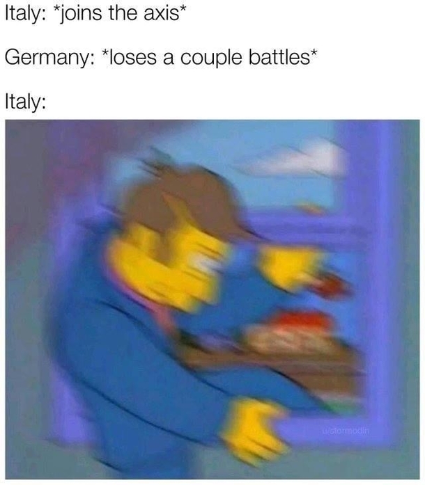 Italy has left the game