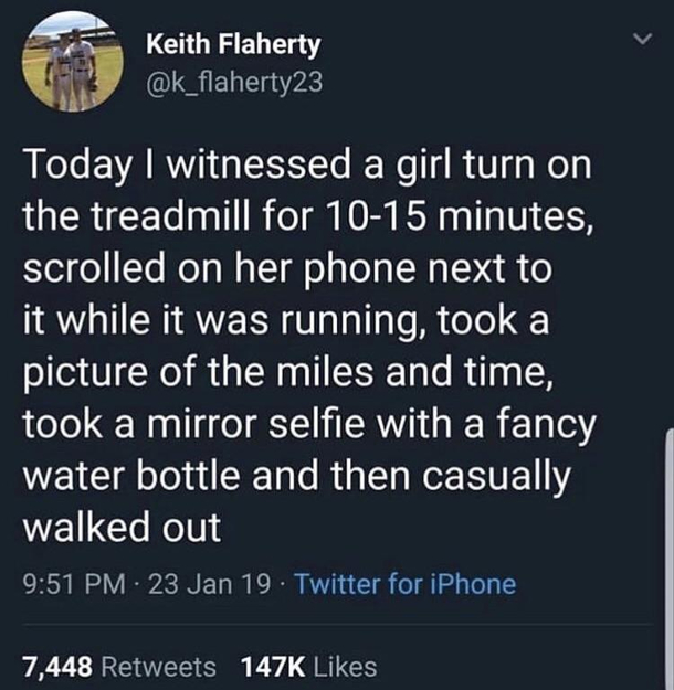 Its called fitness sweetie