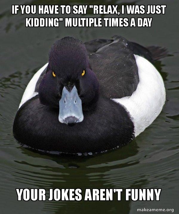 Its Christmas season and joking around with the family is fine but
