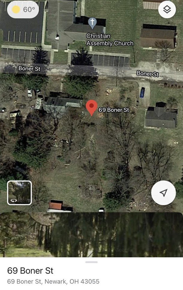 Its even across the street from the church