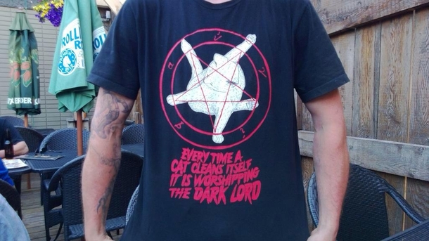 Its hard for me to argue with this guys shirt