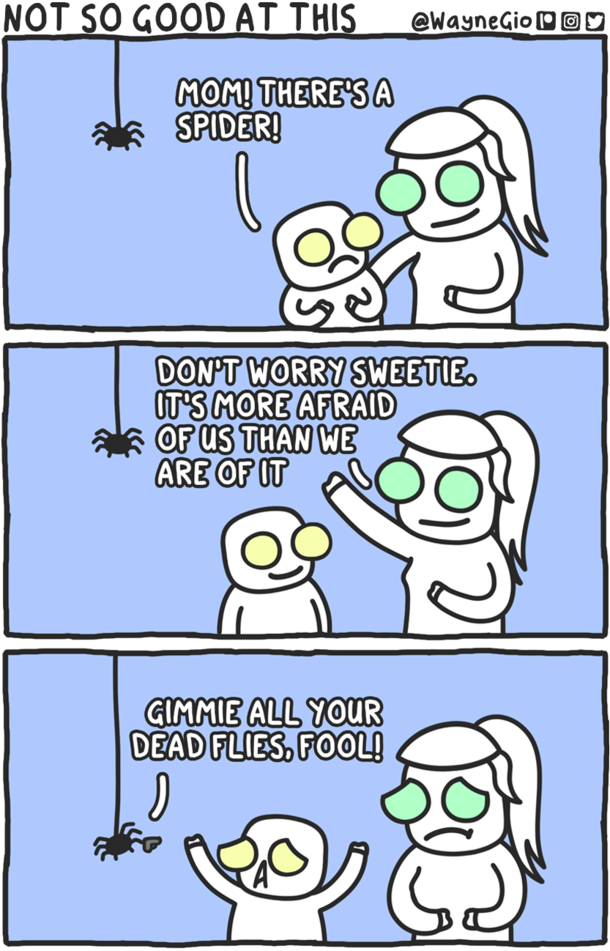 Its more afraid of us
