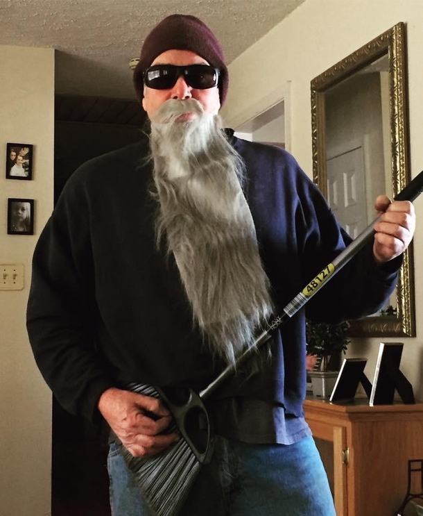 Its my dads th birthday today This is him getting pumped to see ZZ Top