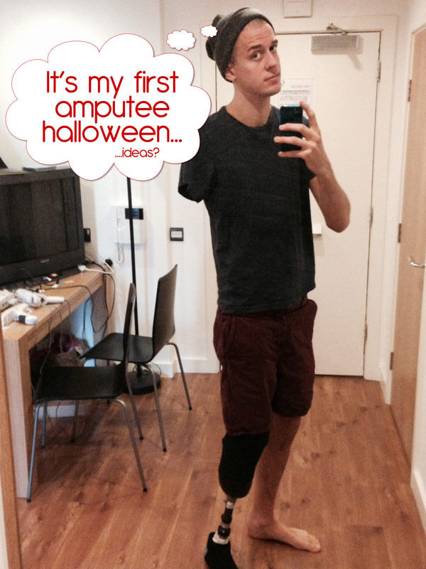 Its my first amputee Halloween costume ideas