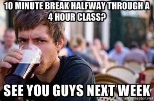 Its my last semester and Im just ready to be done