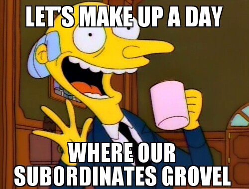 Its national bosses day in America