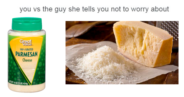 Its not easy being cheesy