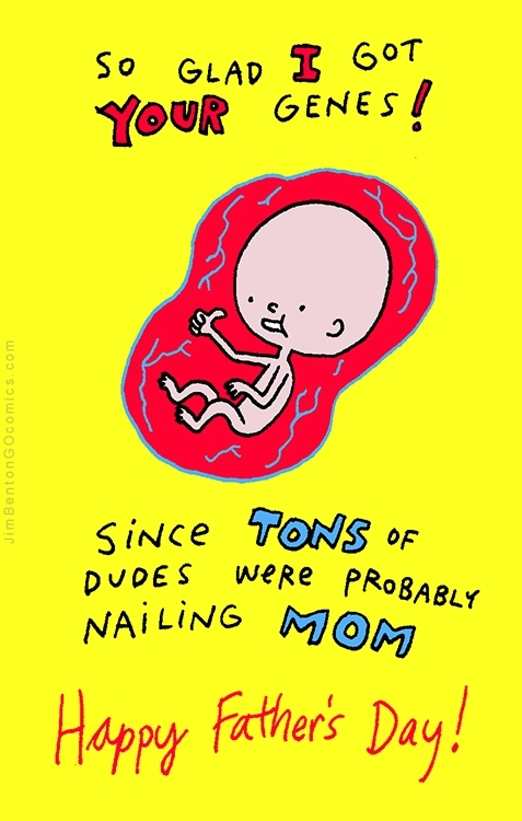 Its not until June  but I made a card you can give Dad