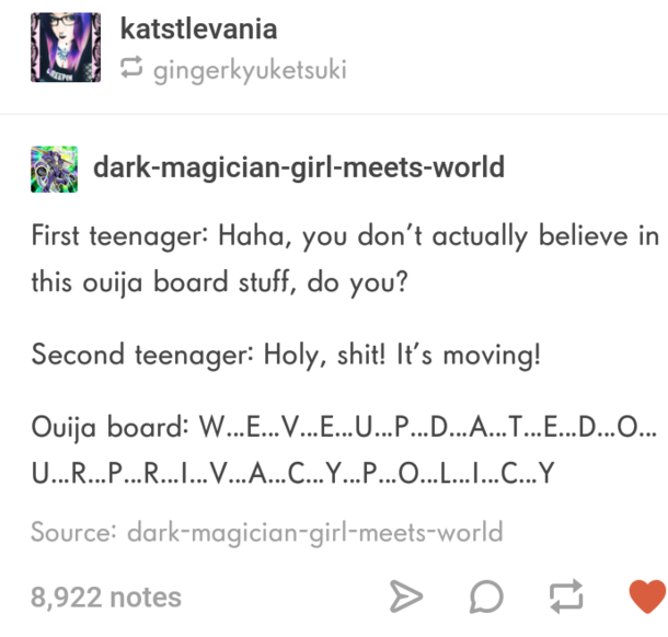 Its official even the spirits are doing it