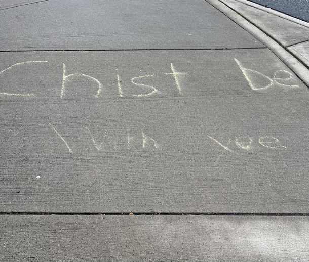 Its the thought that counts I guess Spotted outside my house