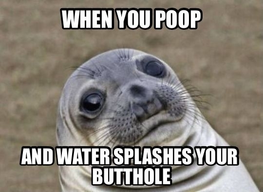 Its the worst when youre in a public bathroom