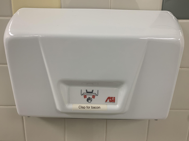 Ive been standing the bathroom applauding for an hour