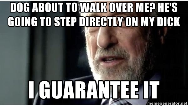 Ive come to expect it at this point