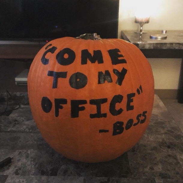 Ive done it I have created the scariest Halloween pumpkin
