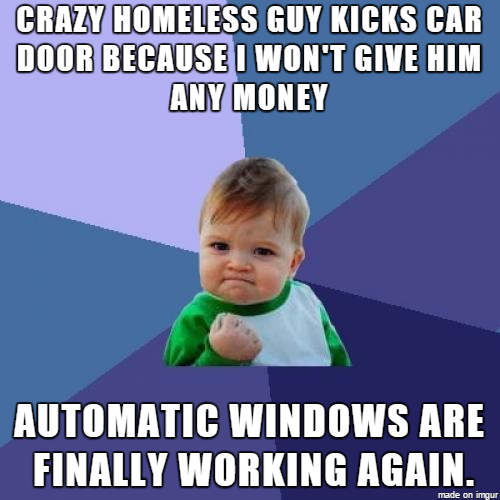 Ive had to hold down the button to get the window up or down for months