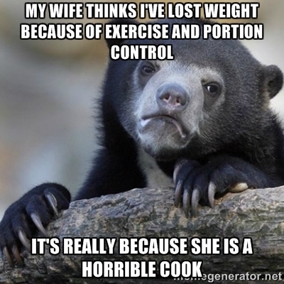 Ive lost  lbs in the  Months Weve been Married and Living Together