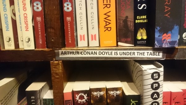 Ive never been more terrified by a sign in a book shop