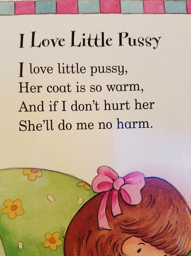 Ive never heard this nursery rhyme before