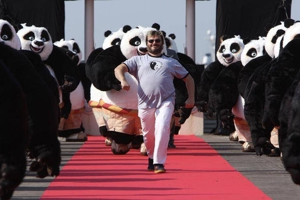 Jack Black and his Panda Army