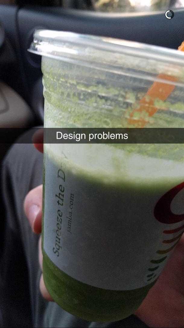 Jamba Juice Design Flaw