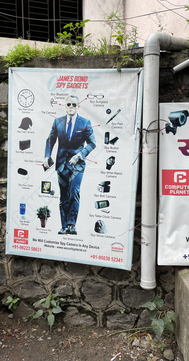 James Bond personally approving this advert