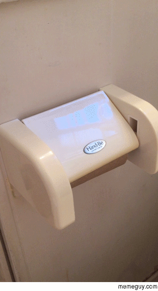 Japanese toilet paper holder
