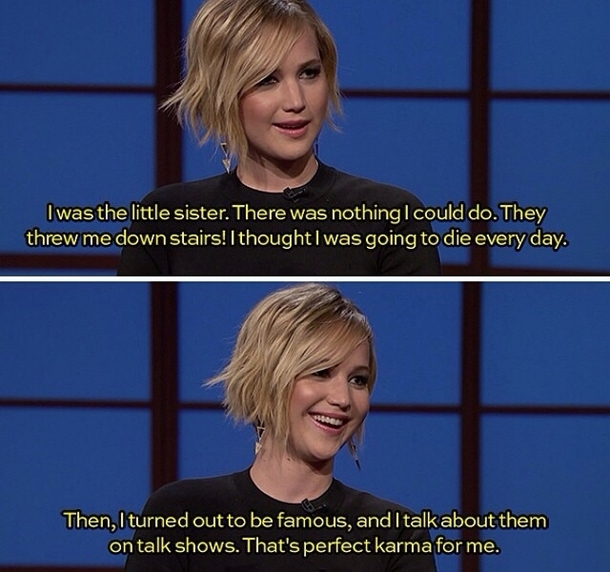 Jennifer Lawrence at it again