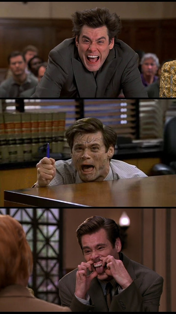 Jim Carrey Said He Agreed To Star In Liar Liar Because He Got To Play A Normal Person Meme Guy
