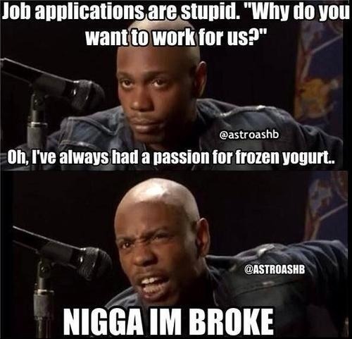 Job applications are stupid