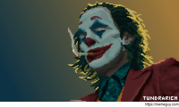 Joker pixel art by me