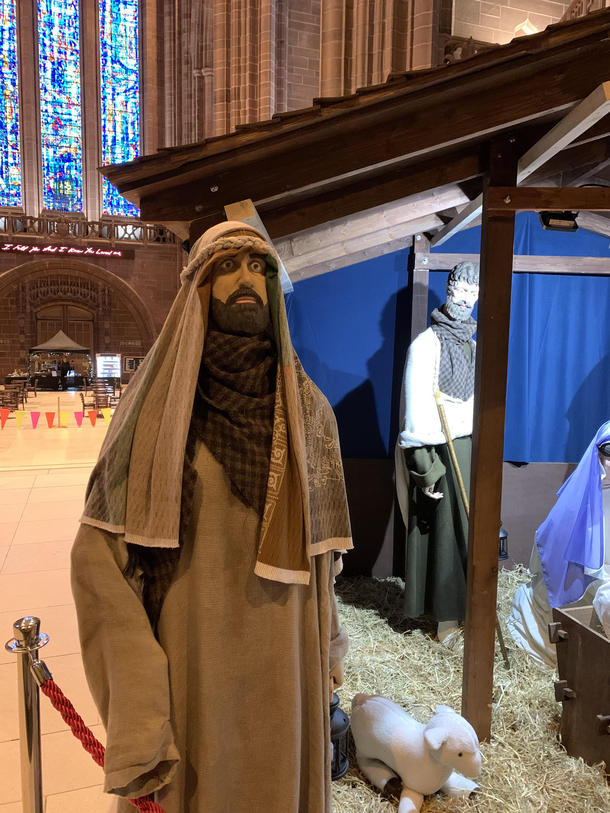 Joseph looks like hes seen some shit