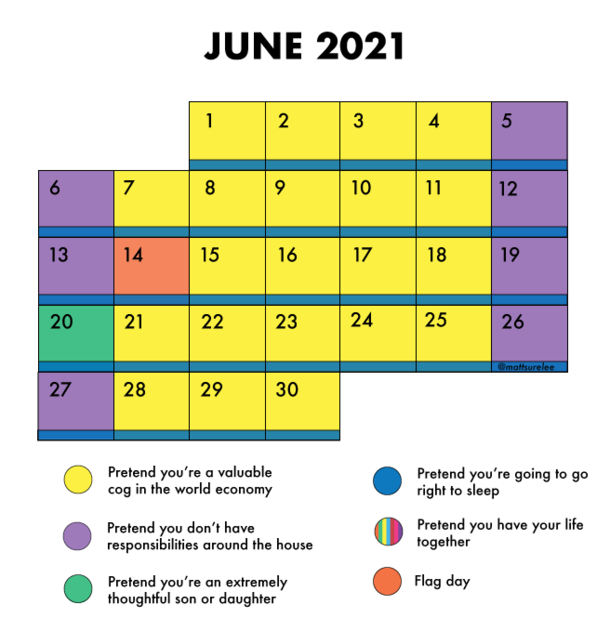 Junes schedule