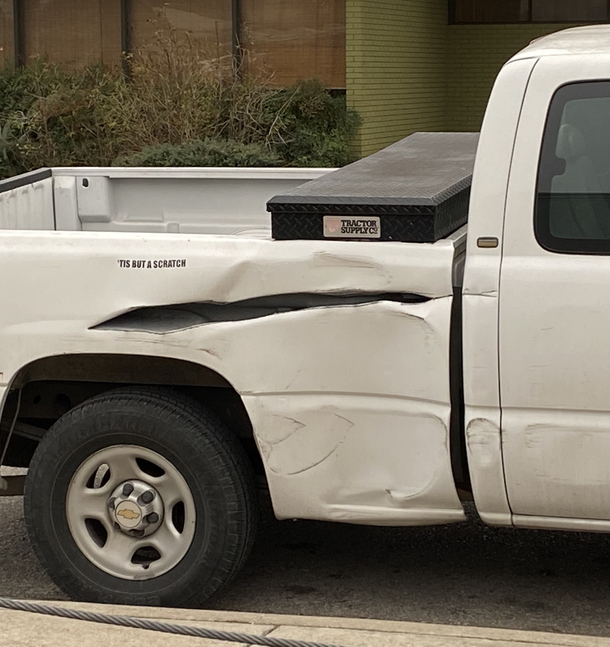 Just a flesh wound