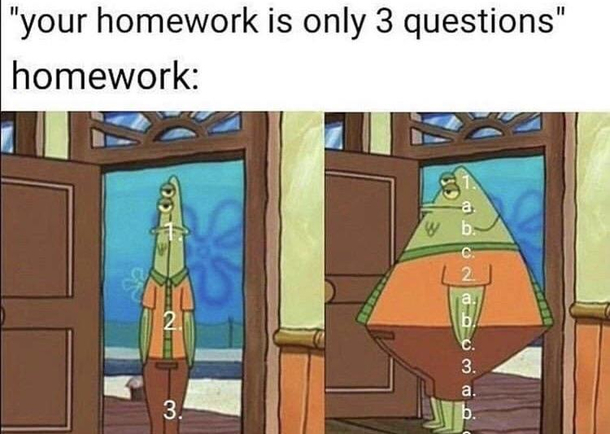 Just a little bit of hope before you look at the test