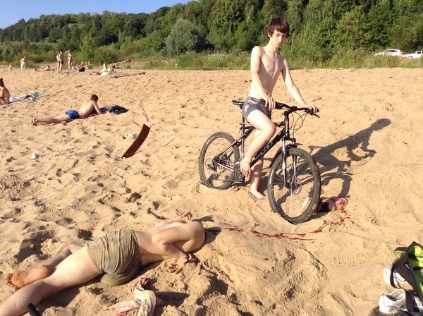 Just a normal day at the beach