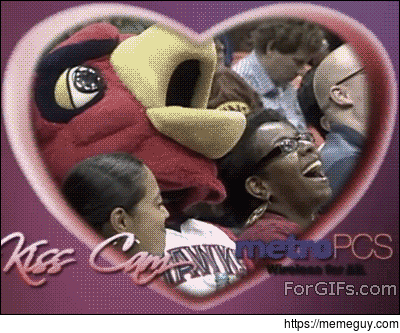 Just a peck on the cheek