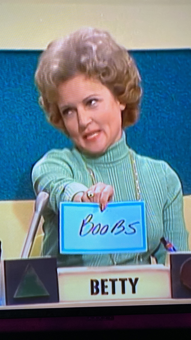 Just a picture of Betty White showing her BOOBS to brighten your day