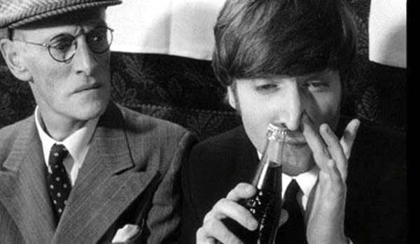 Just a picture of John Lennon sniffing some Coke