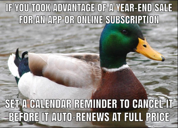 Just a reminder for those who did it last year and those who will do it this month