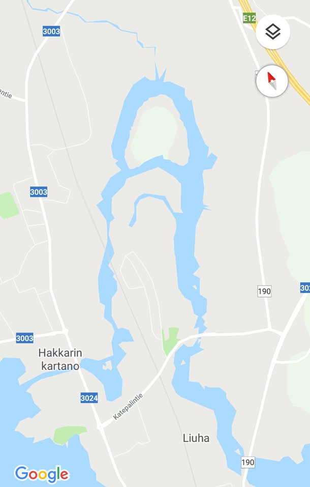 Just a reminder this river actually exists in Finland