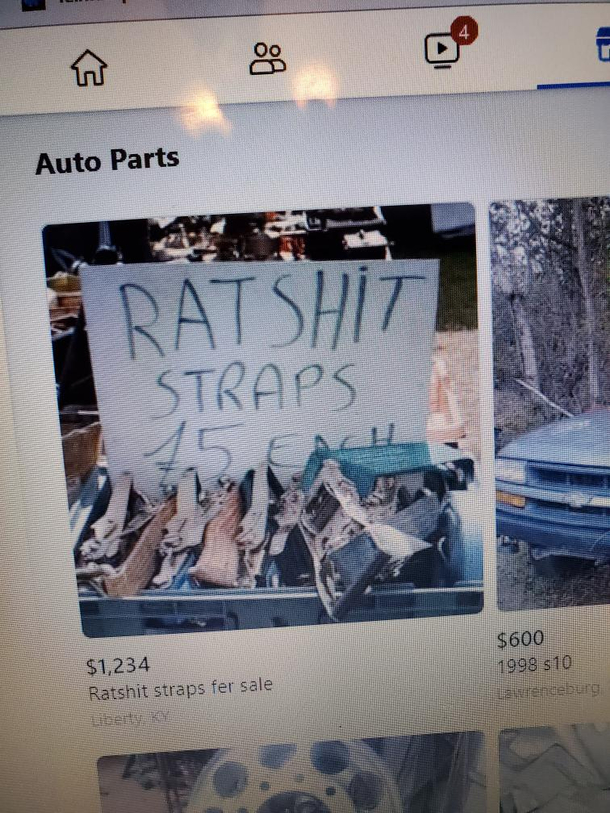 Just a simple misspelling on FB Marketplace