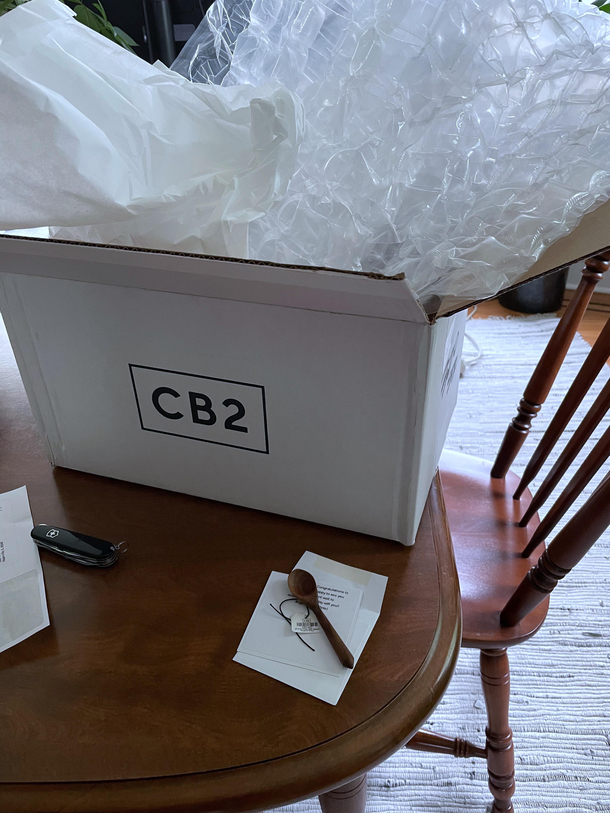 Just a tad overzealous on the packaging 
